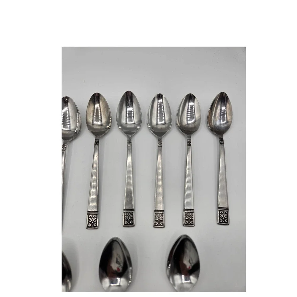 Custom‎ Design CUD1 Lot of 14 Tablespoons Stainless